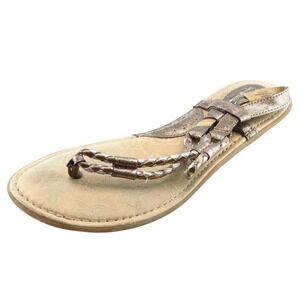 Born Concept Women Slingback Sandals Size 10 Casual Comfort Brown Synthetic